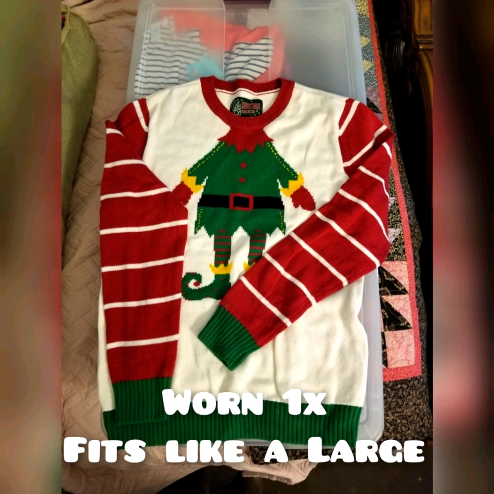Christmas elf sweater